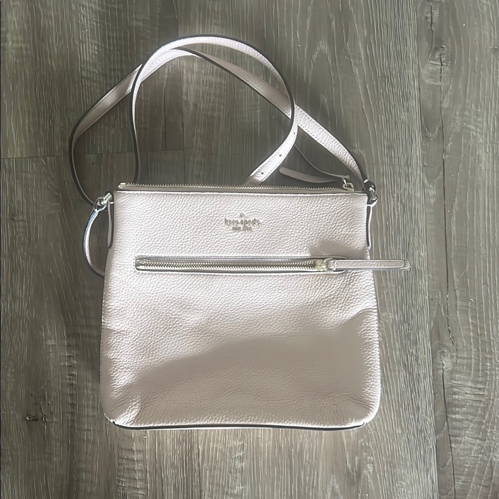 Coach Cream Crossbody Bag with Minimalist Design